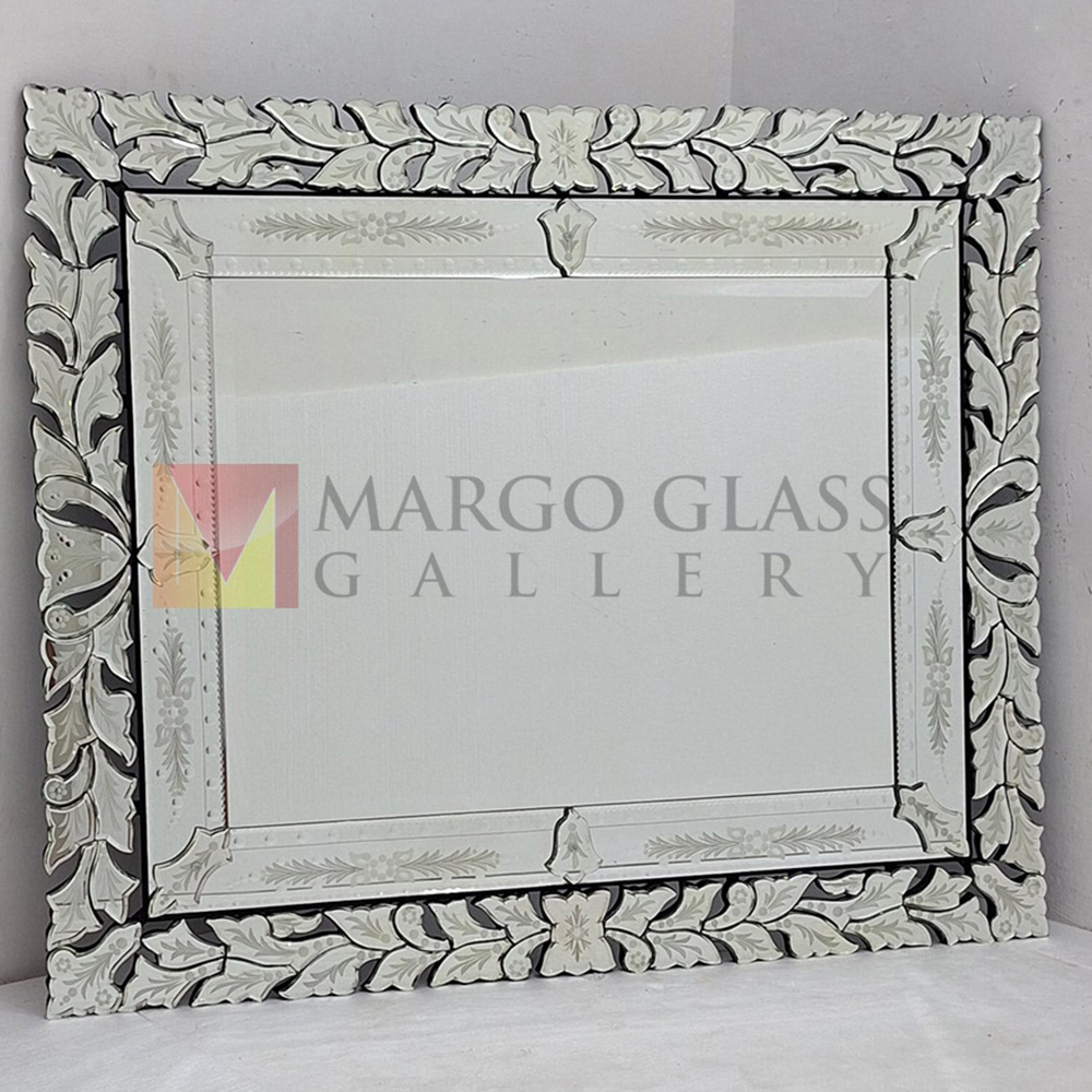 Venetian Mirror French Square Full Crown MG 080117 