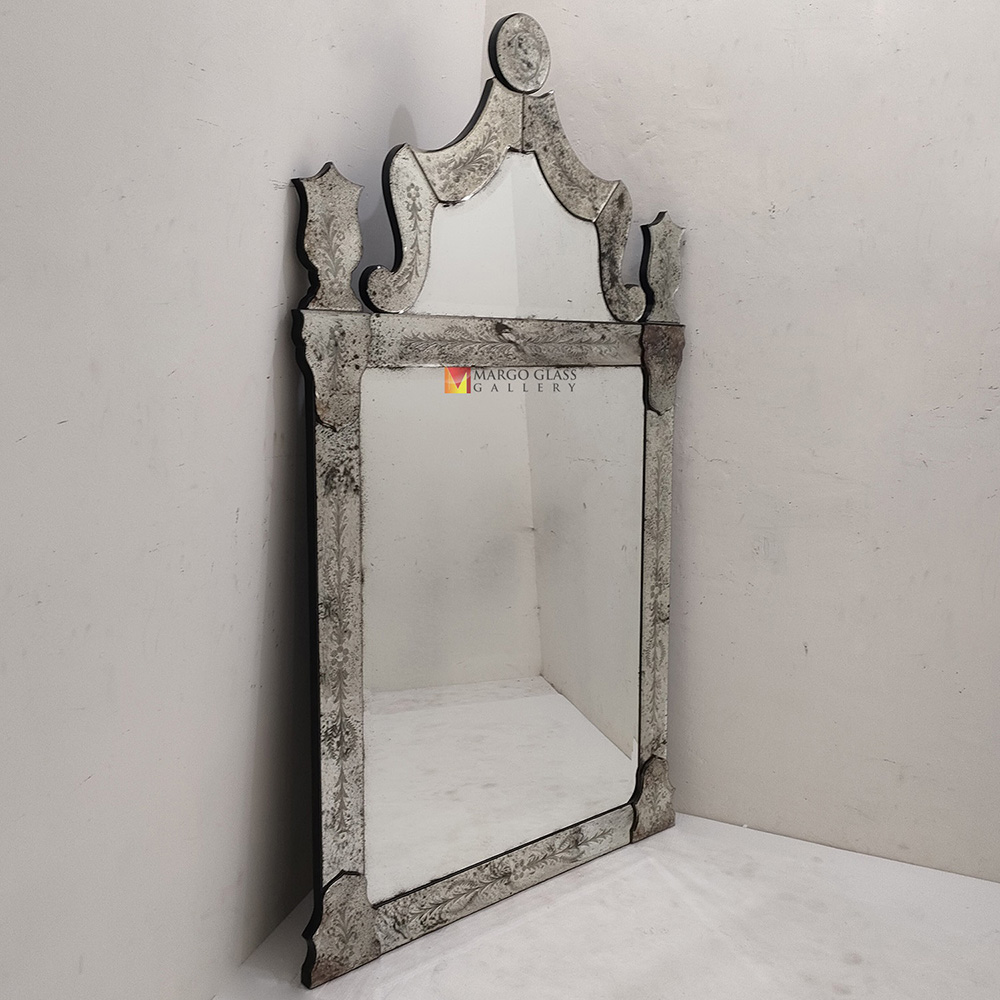 Antique Venetian Square Mirror MG 014506