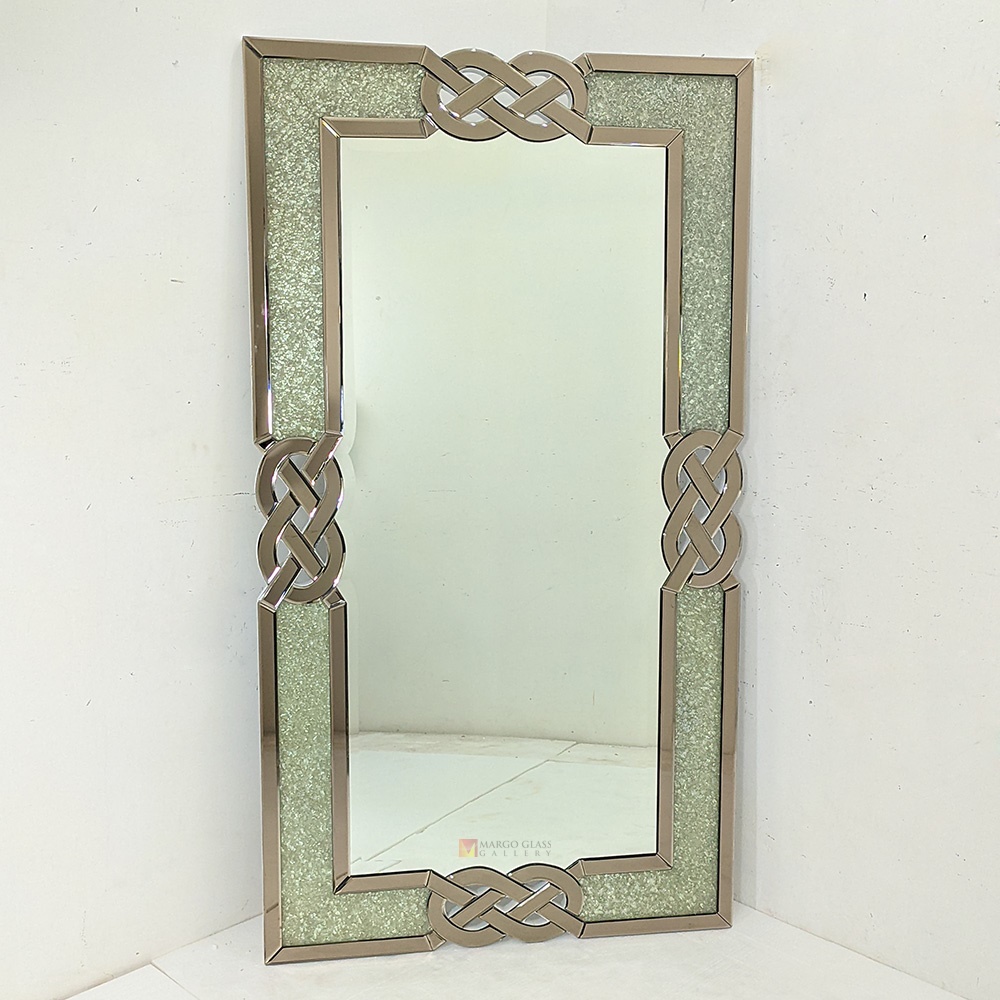 Crystal Coat Rectangle Mirror MG 004856