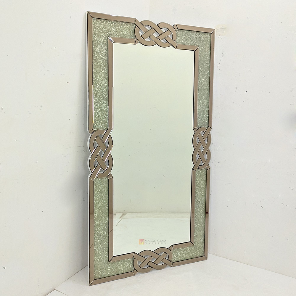 Crystal Coat Rectangle Mirror MG 004856