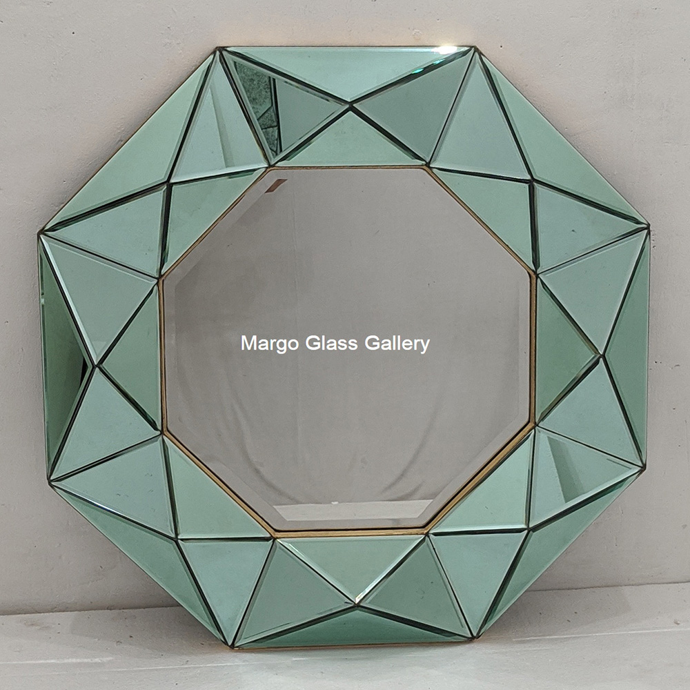 Modern Wall Mirror Green MG 004708