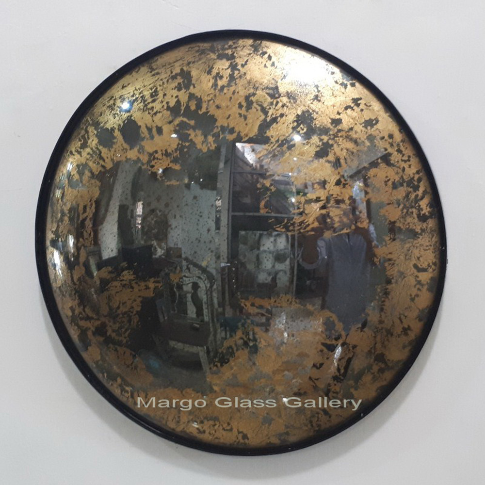Convex Mirror Gold Antique Anzalia MG 050010
