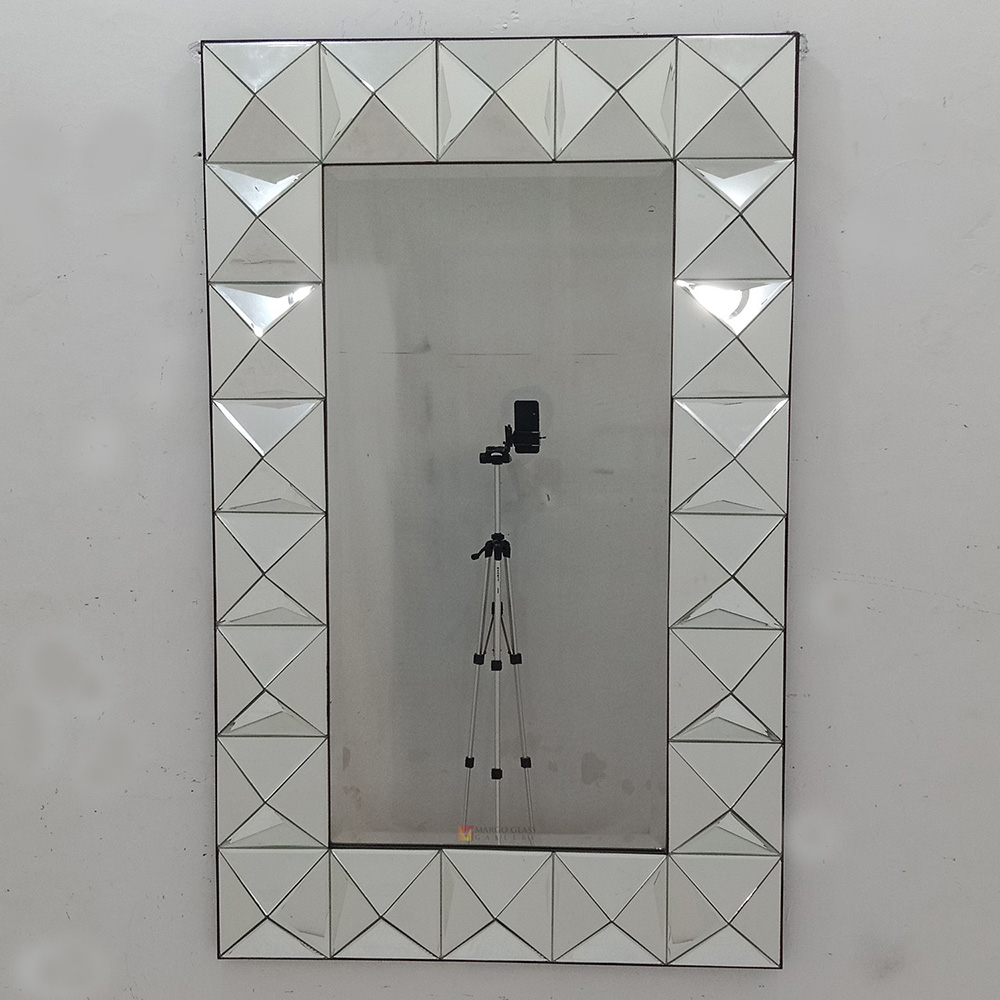 Rectangle Wall Mirror Diamond 3D MG 004852