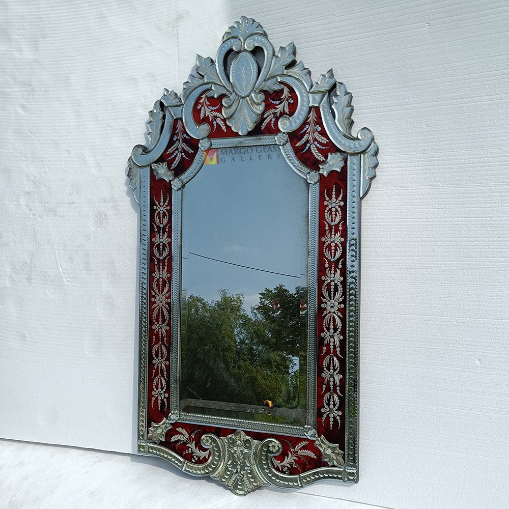 Red Venetian Mirror