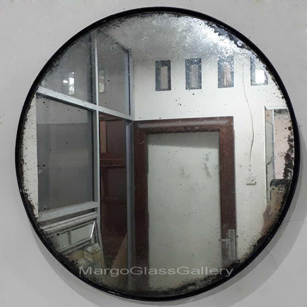 Antiqued Mirror Round Navara MG 014341