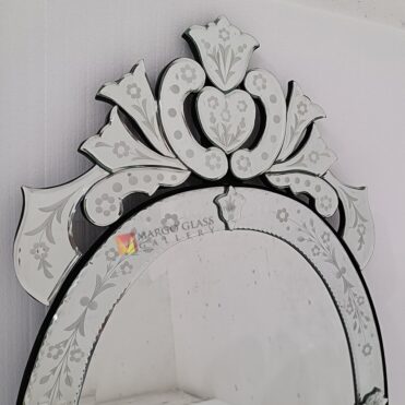 Venetian Mirror Oval MG 080136 - Image 4