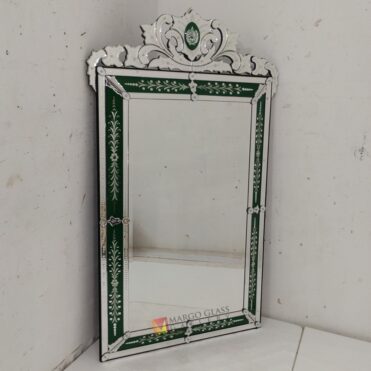 Venetian Mirror Frame Green MG 080138 - Image 2