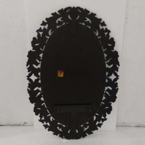 MG 080139 Venetian Mirror Edge Full Crown Oval 150 x 105cm – Classic venetian oval mirror hand-etched glass with decorative frame handcrafted in Indonesia