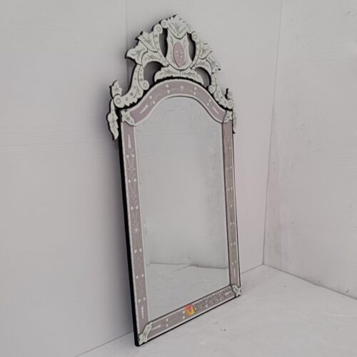 MG 080144 Venetian Wall Mirror 140×80 cm – Classic venetian mirror hand-etched glass with ornate frame handcrafted in Indonesia