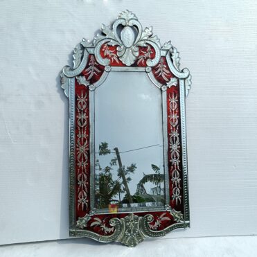 Red Venetian Mirror Table MG 080146 - Image 8
