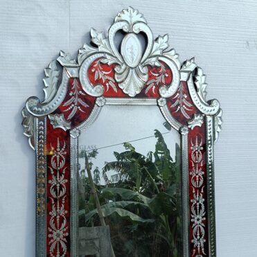 Red Venetian Mirror Table MG 080146 - Image 4