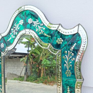 Luxury Venetian Mirror Green MG 080149 - Image 12