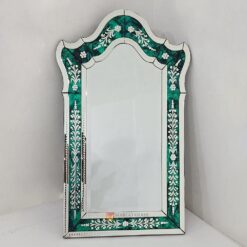 Luxury Venetian Mirror Green MG 080149 decorative wall mirror from Indonesia
