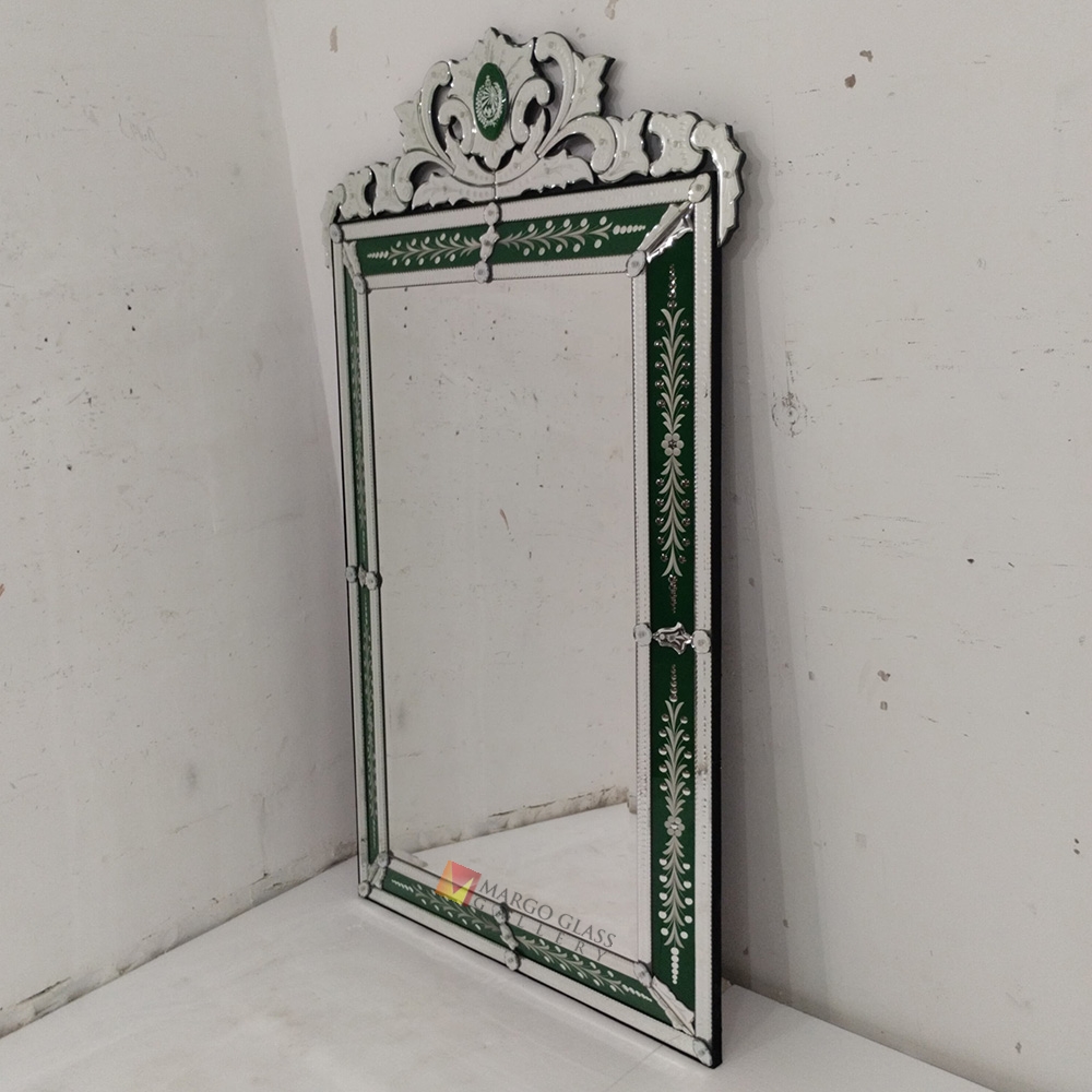 Venetian Mirror Frame Green MG 080138