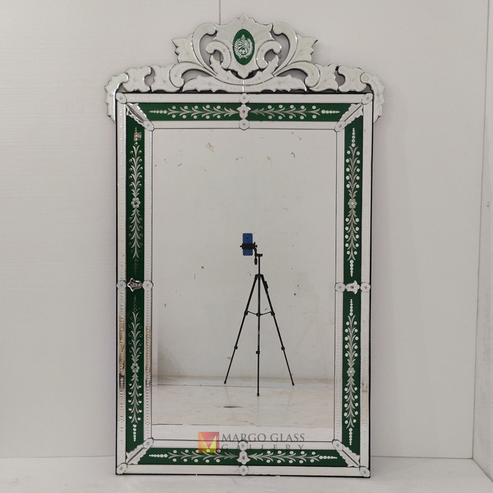 Venetian Mirror Frame Green MG 080138