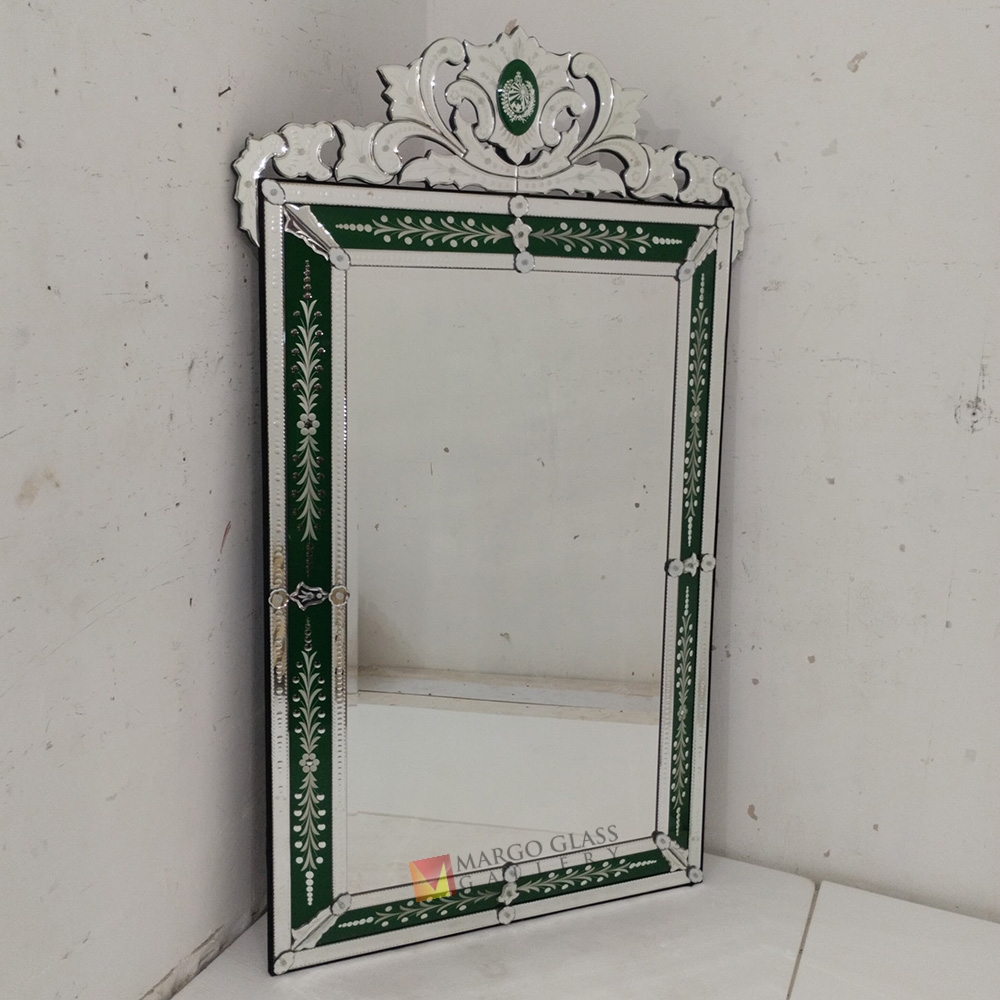 Venetian Mirror Frame Green MG 080138