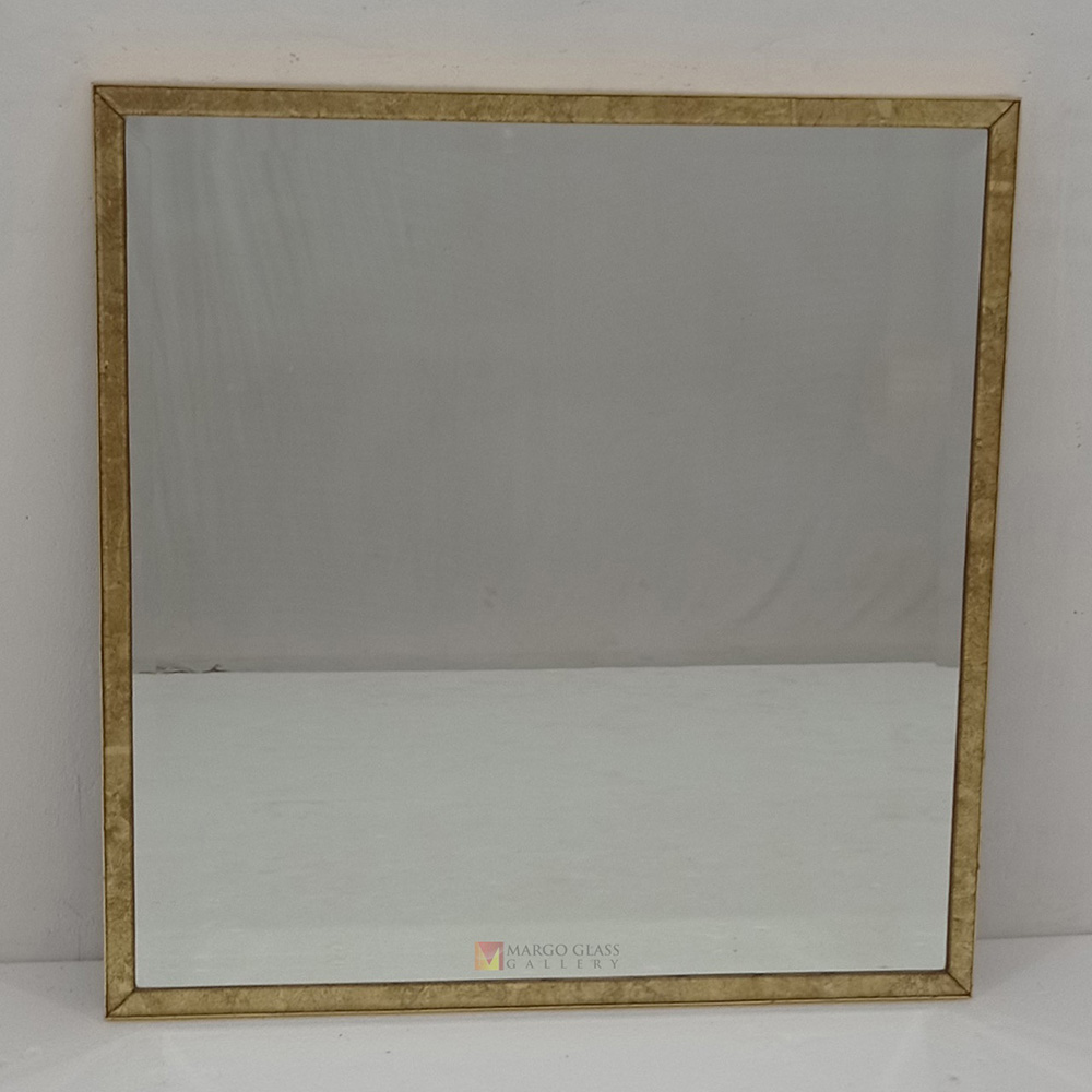 Rectangular Mirror List Gold Eglomise MG 018075