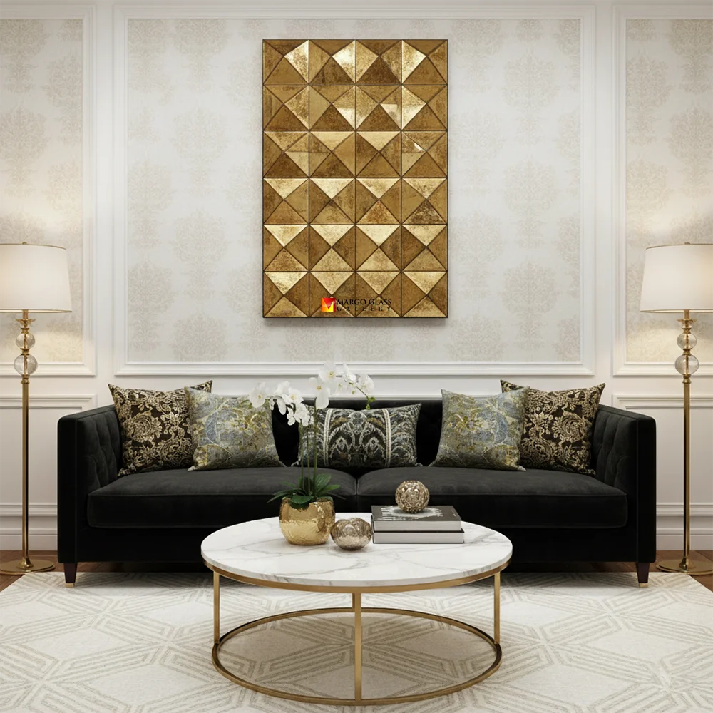 3D Diamond Eglomise Wall Decor MG 018106
