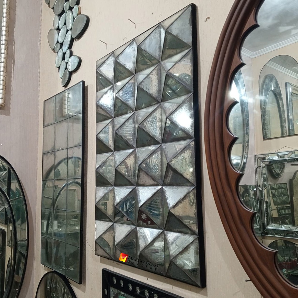 Antique Mirror Diamond MG 014380 Rectangle
