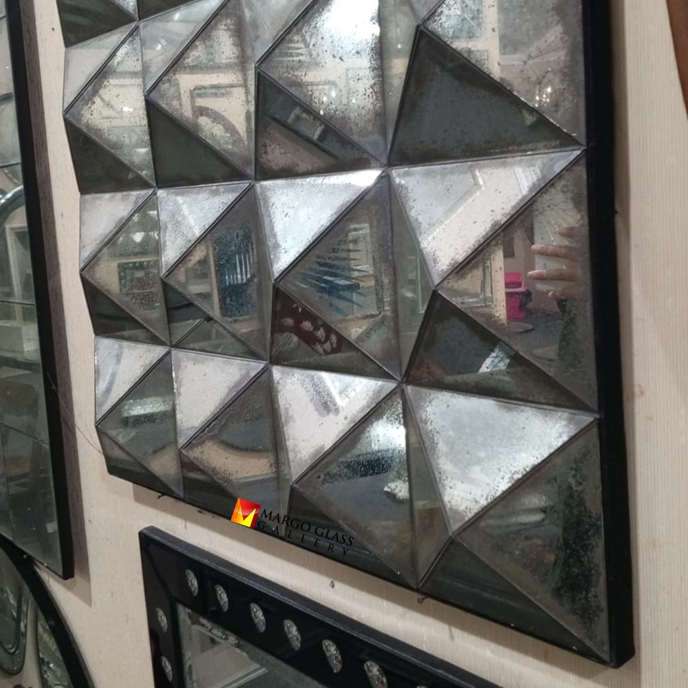 Antique Mirror Diamond MG 014380 Rectangle
