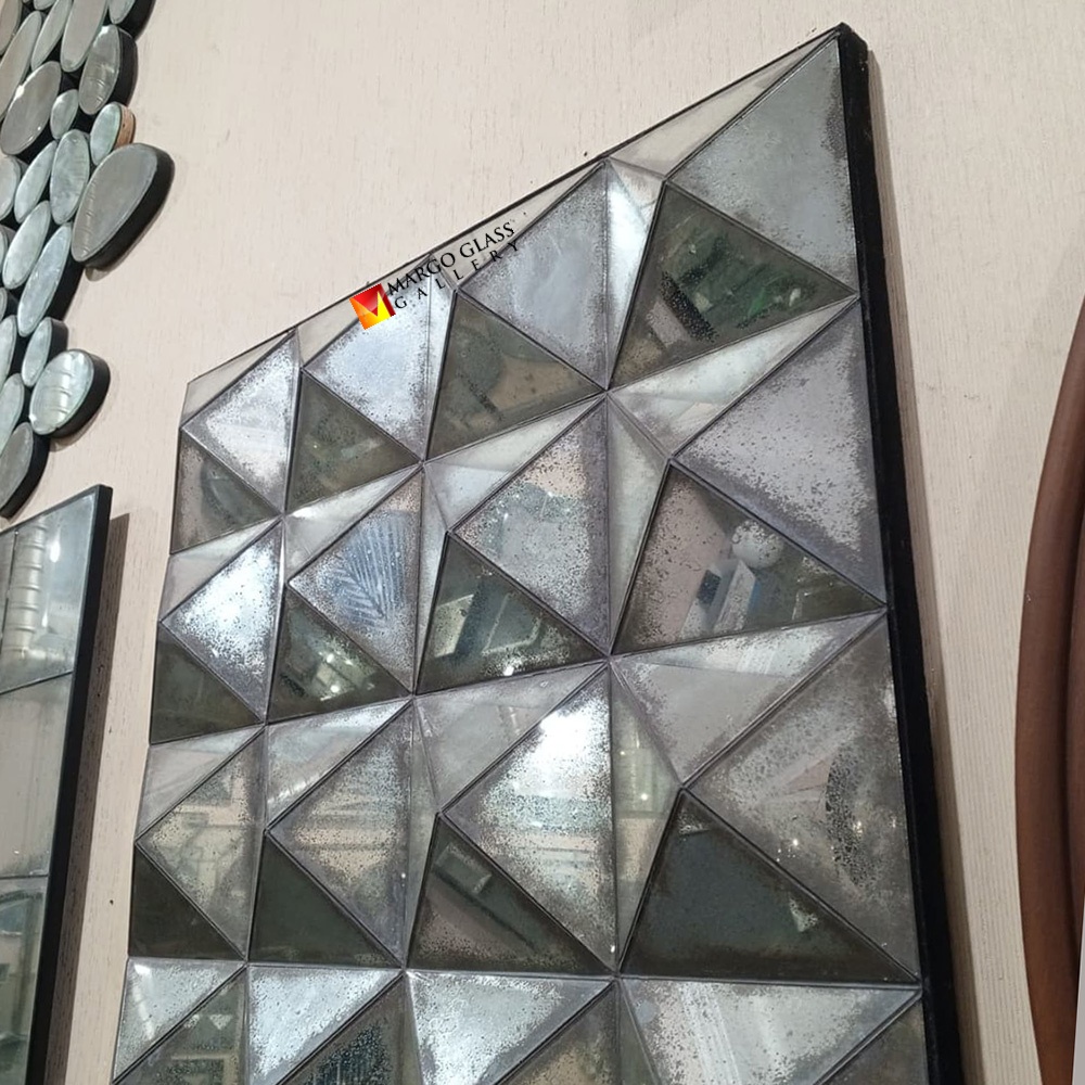 Antique Mirror Diamond MG 014380 Rectangle
