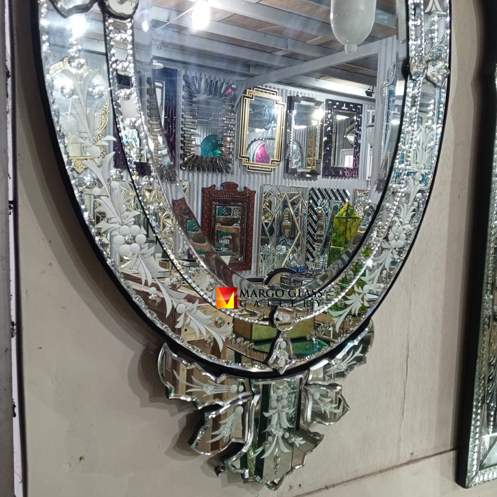 Oval Venetian Mirror