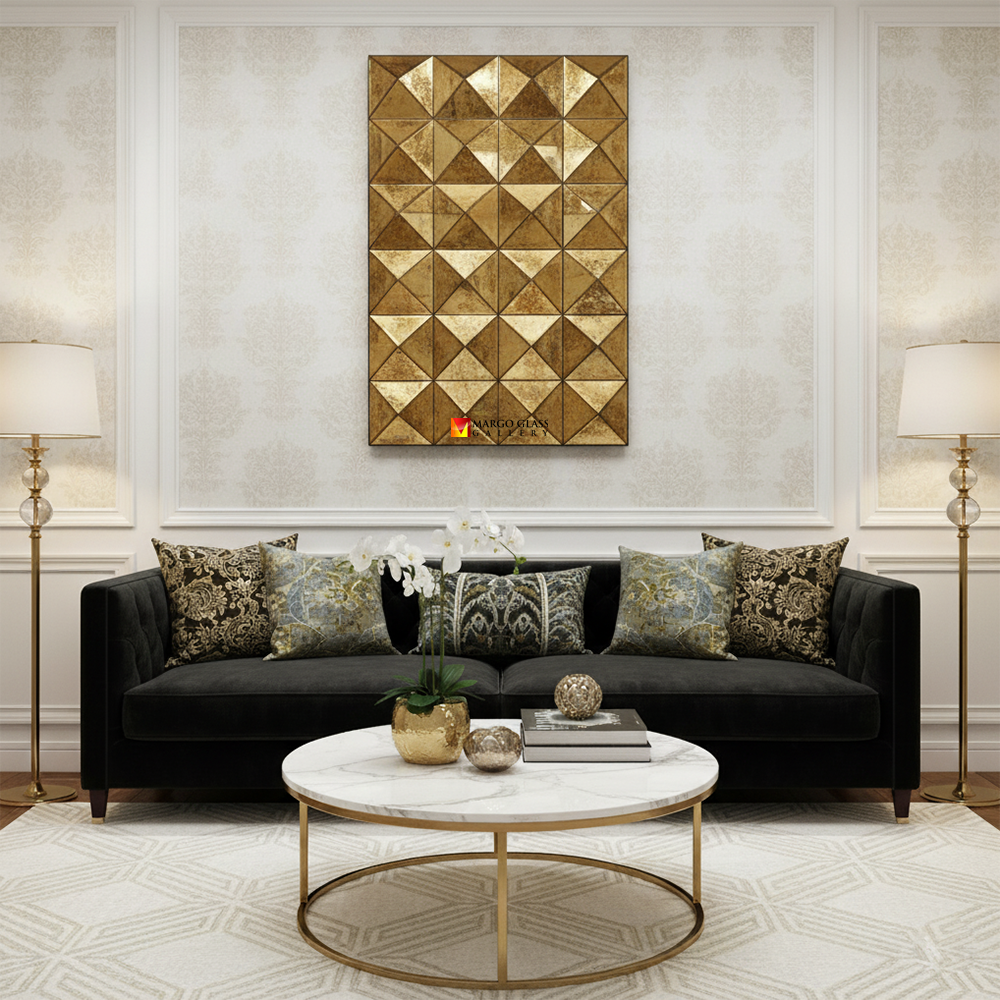 3D Diamond Eglomise Wall Decor MG 018106