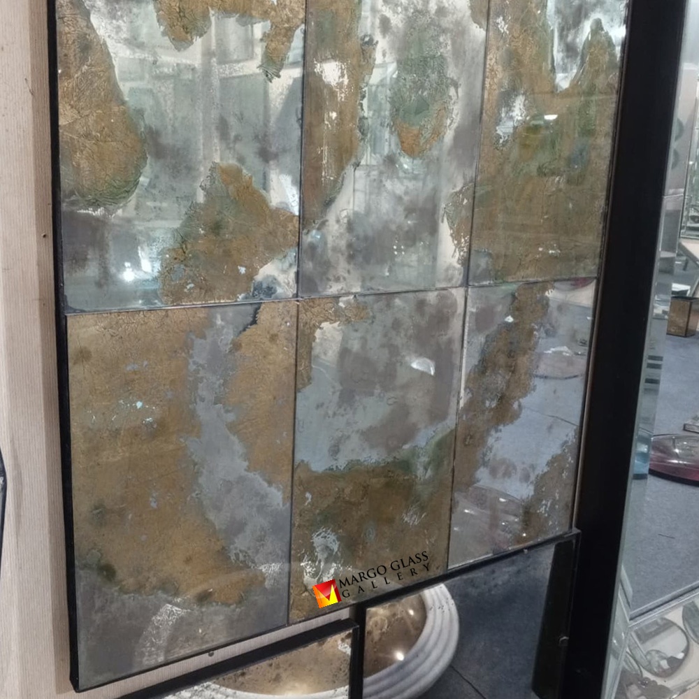 Verre Eglomise Mirror Antique Cannigia MG 018001 