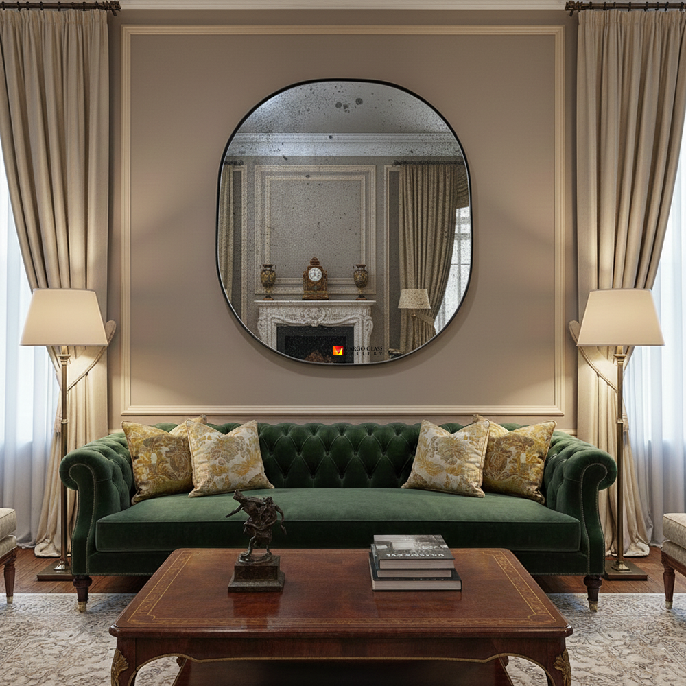 Antique Oval Wall Mirror MG 014511