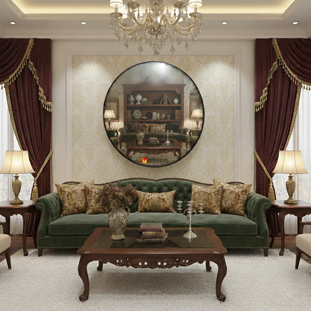 Convex Wall Mirror Antique Genta MG 050009
