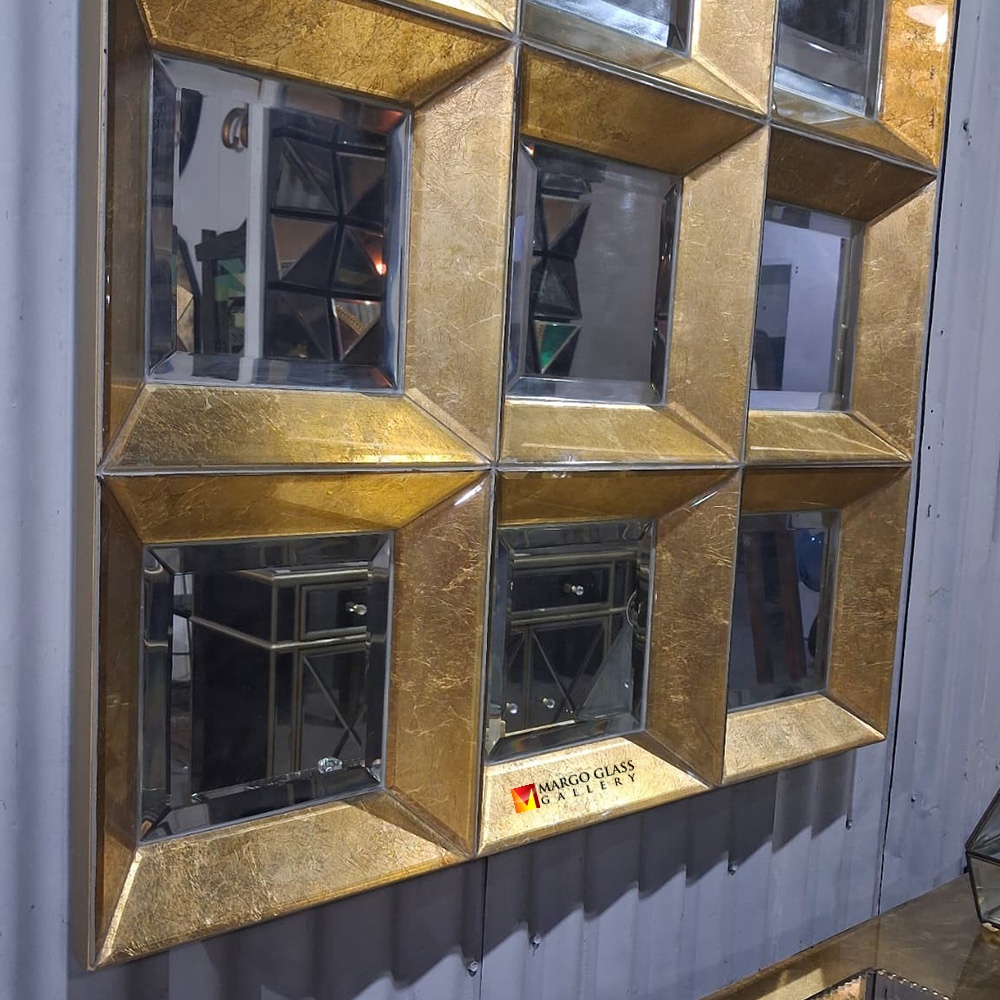 Rectangle Eglomise Wall Mirror MG 018096