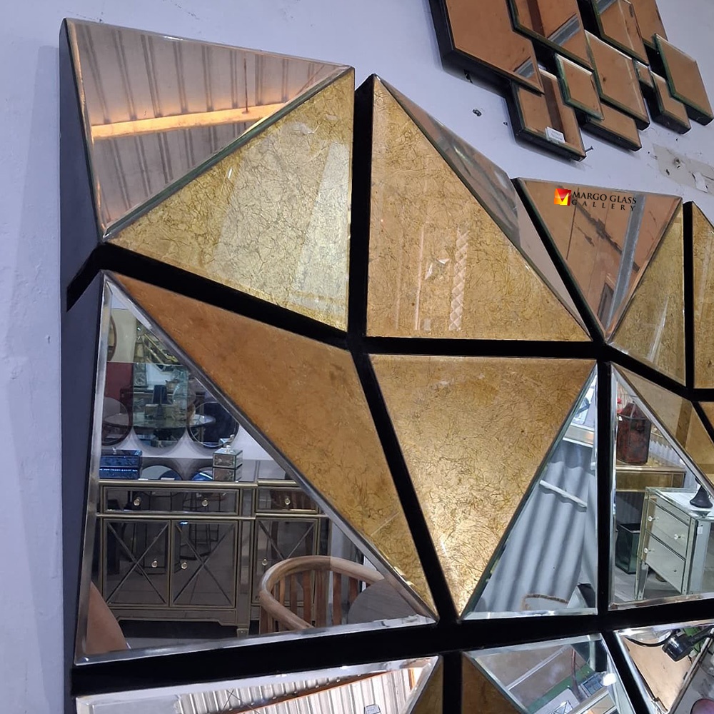 Square 3D Eglomise Wall Mirror MG 018077