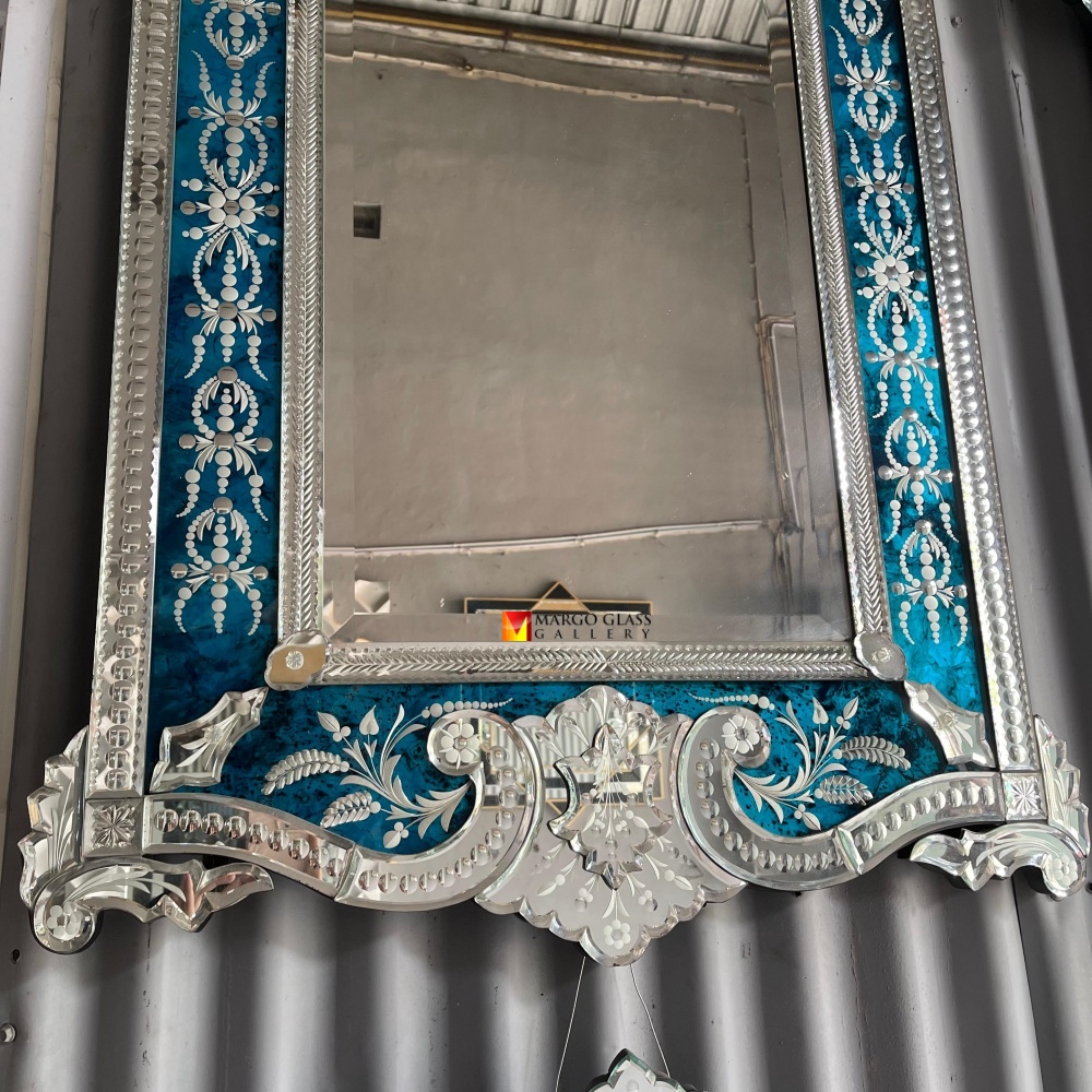 Blue Venetian Mirror Luxury MG 080147