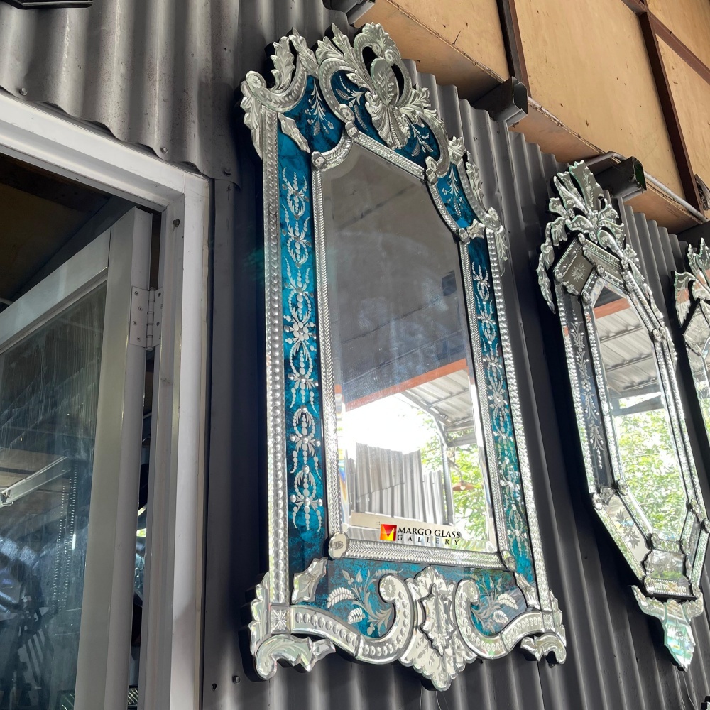 Blue Venetian Mirror Luxury MG 080147