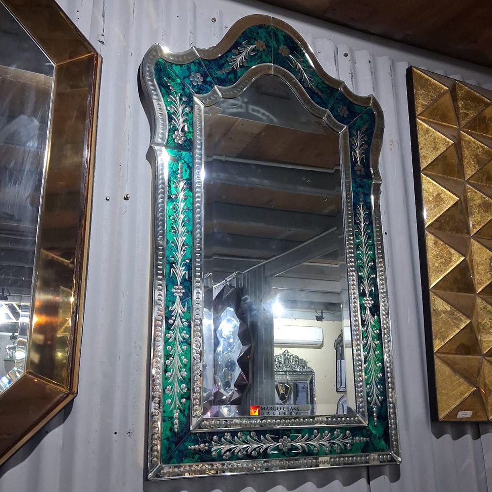 Luxury Venetian Mirror Green MG 080149

