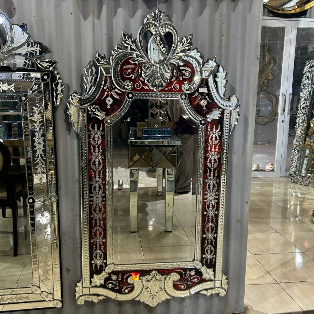 Red Venetian Mirror MG 080146