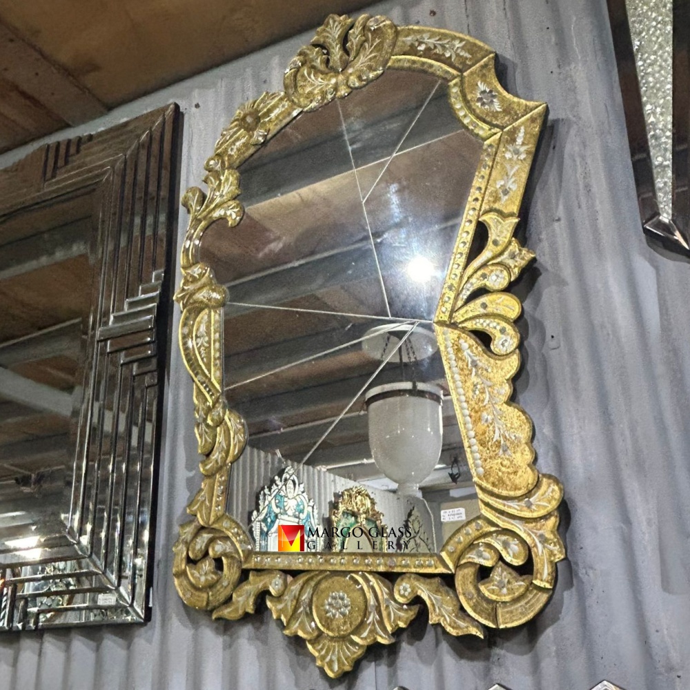 Venetian Mirror Gold Contemporer MG 080111
