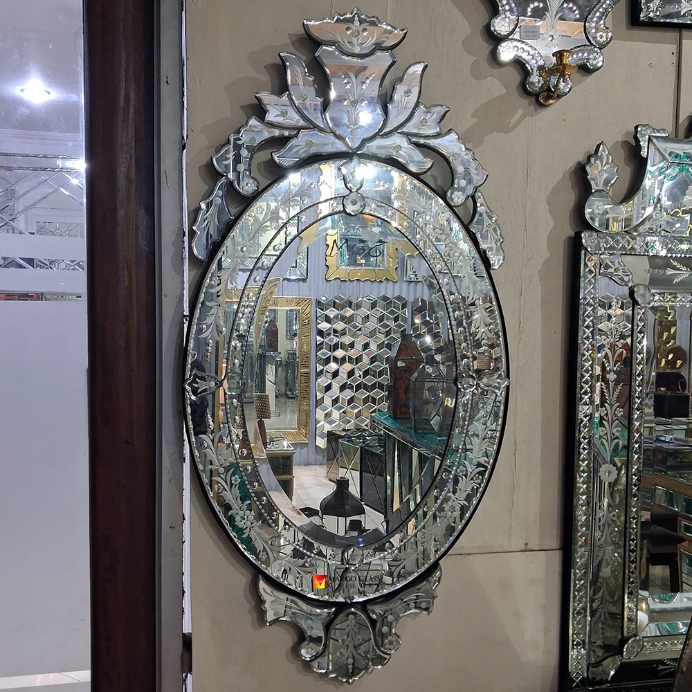 Oval Venetian Mirror