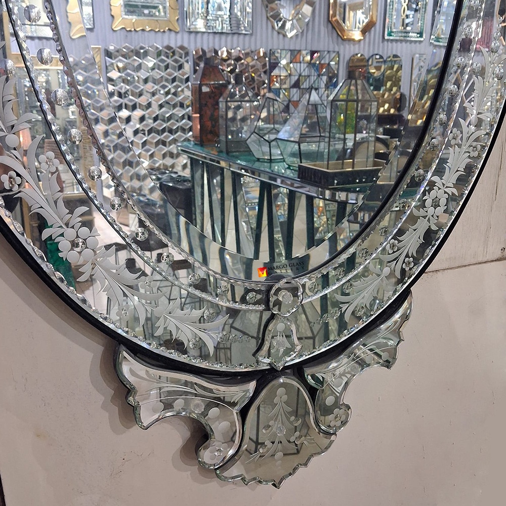 Oval Venetian Mirror