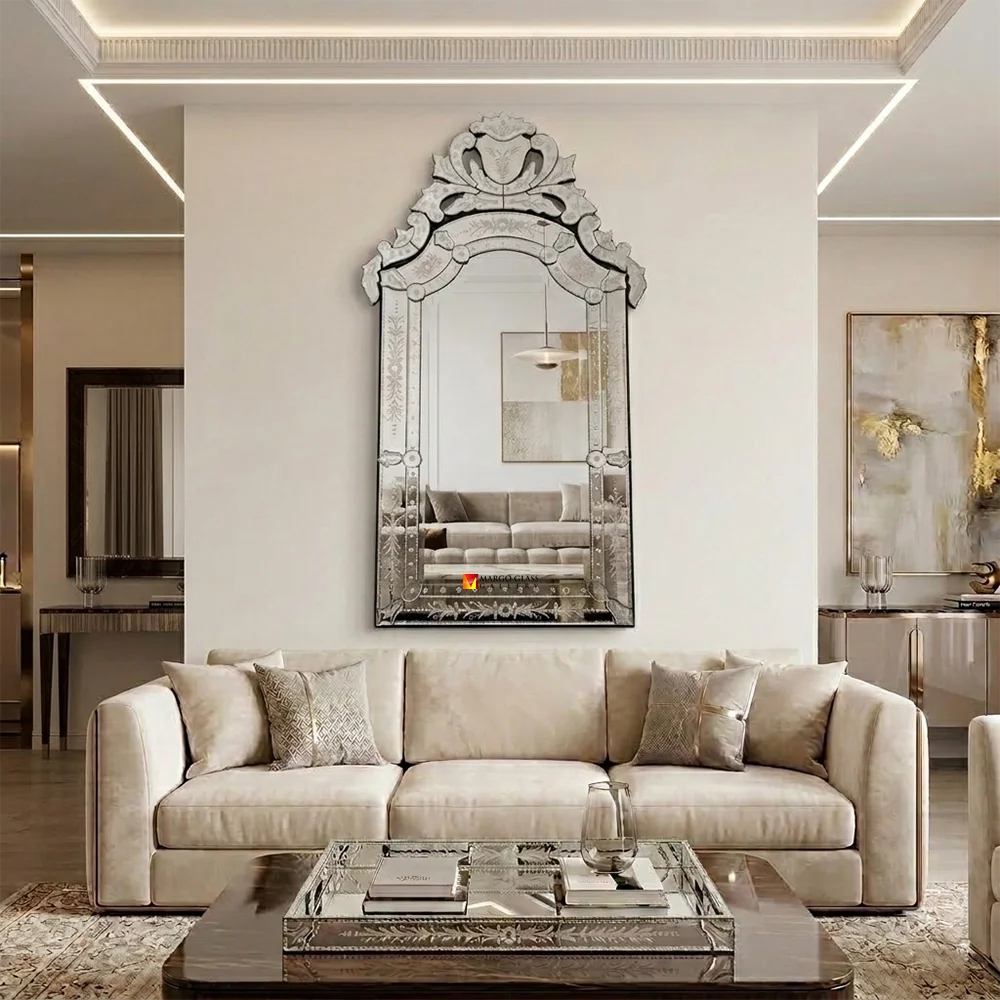 Old Money Aesthetic, a Unique Venetian Mirror Is Making a Powerful Comeback! Venetian Mirror MG 001006