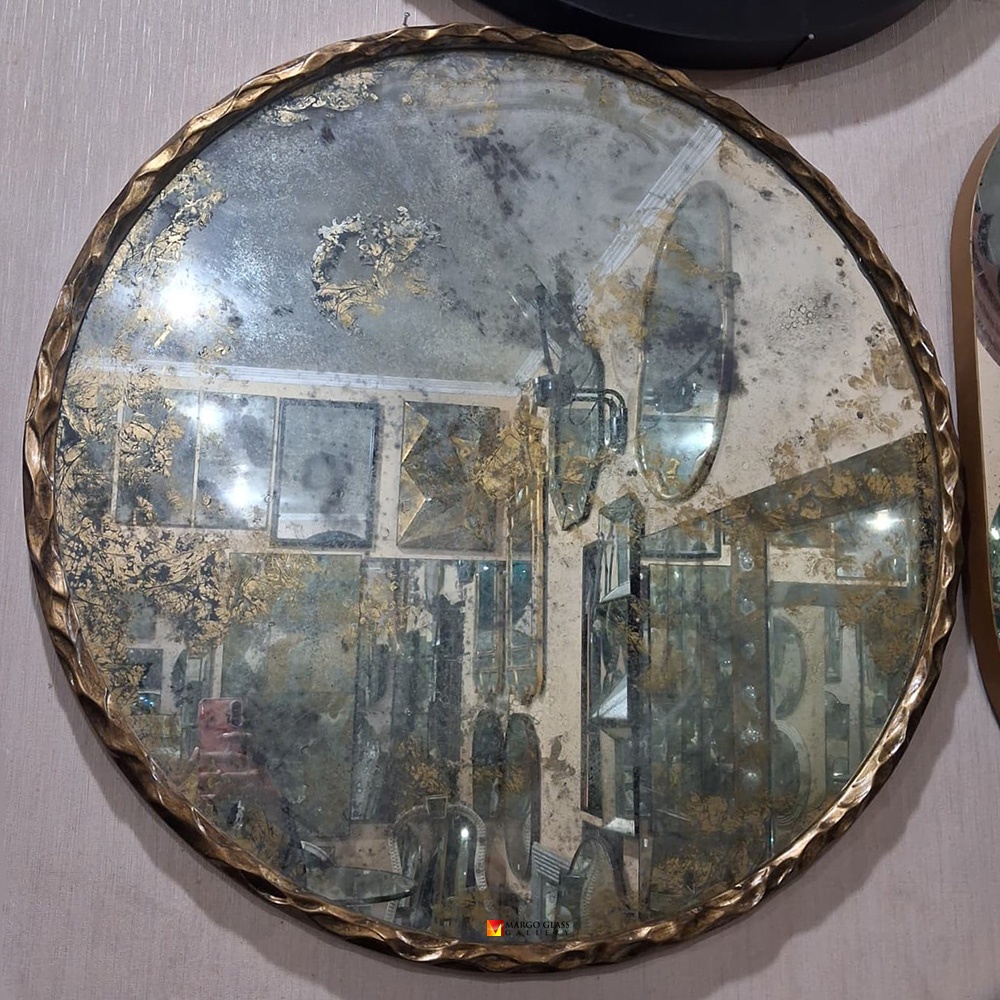 Antique Eglomise Mirror, Can Physical Reflection Reveal Inner Meaning?