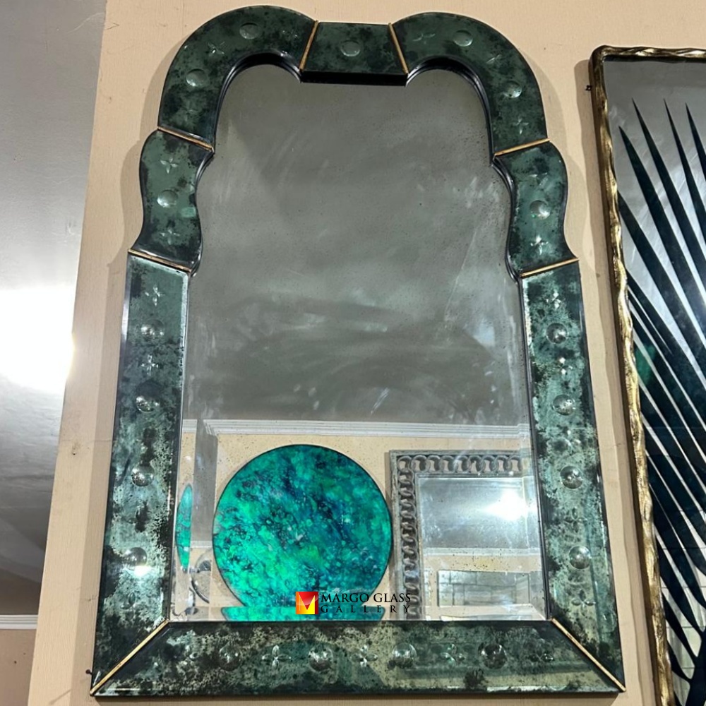 Vintage Antique Mirror, Timeless Luxury for European Heritage Interiors