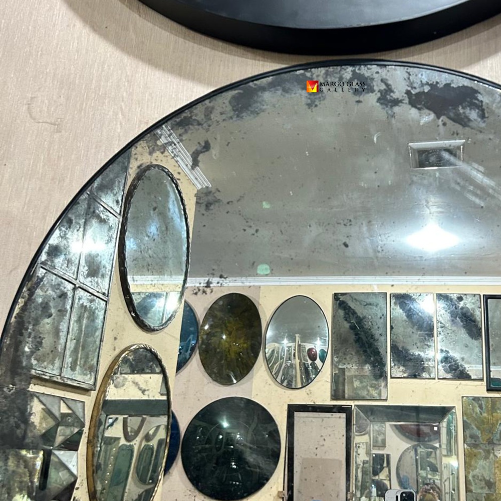 Round Antique Mirror for Apartment, The Secret to a Bigger and Elegant Space! Round Antique Mirror