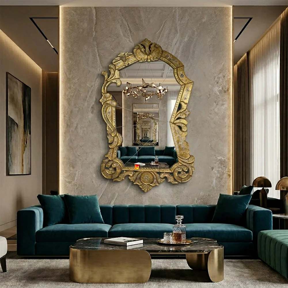Venetian Mirror Gold Contemporer MG 080111
