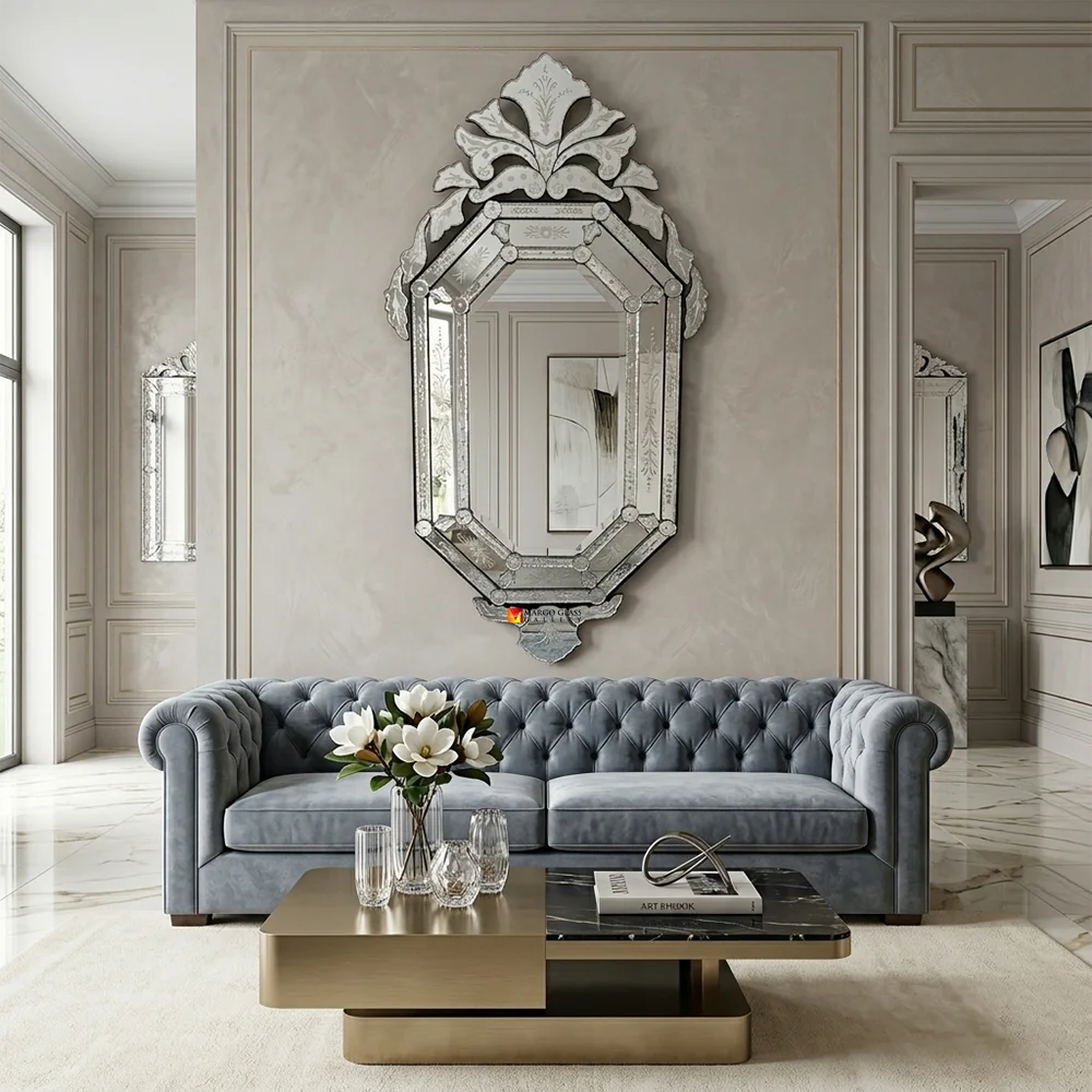 Octagonal Venetian Mirror For 3 Interior Trends 2026, Stunning Style Guide! Decorative Venetian Mirror Octagon MG 080043