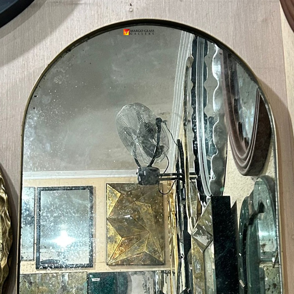 Large Antique Oval Wall Mirror MG 014512