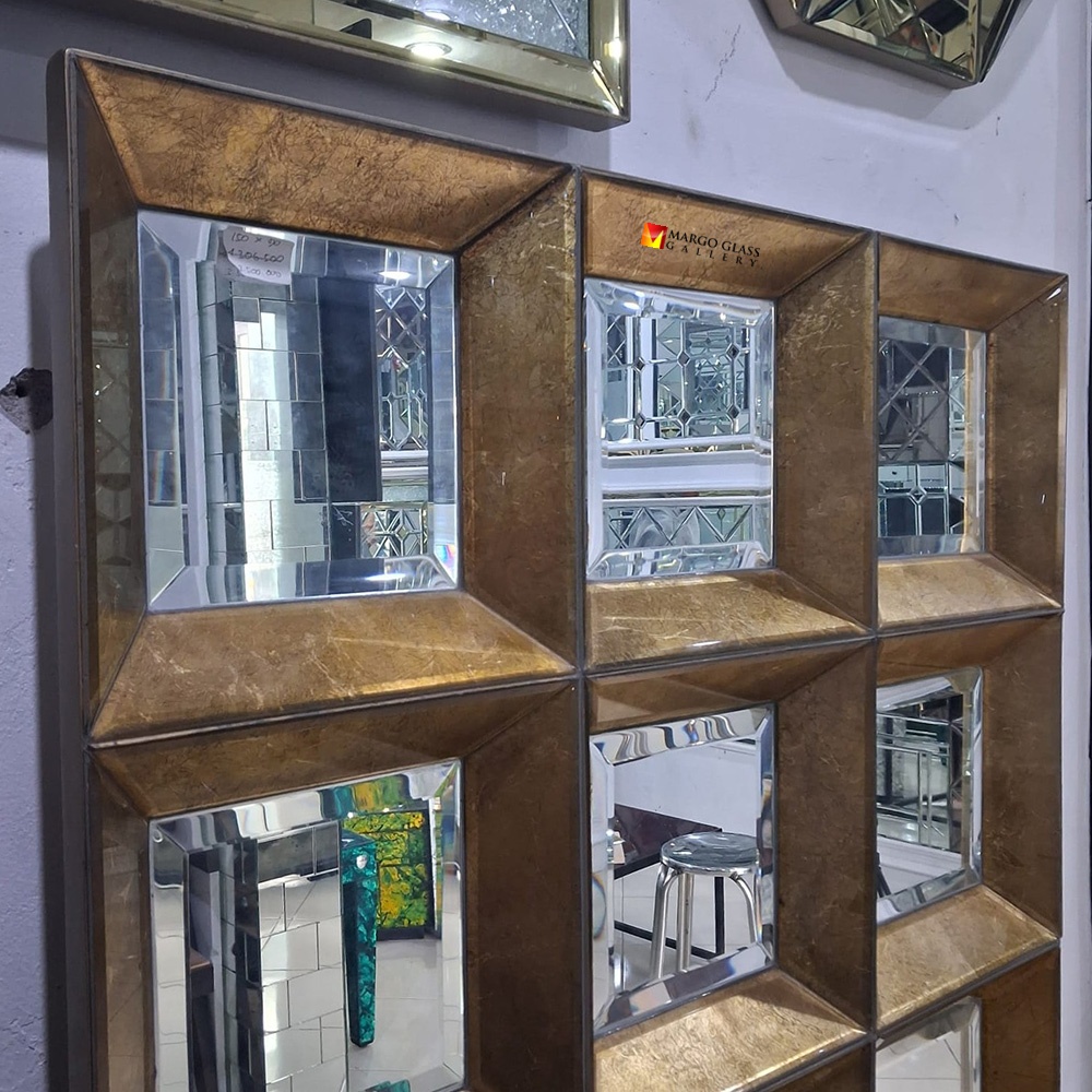 Rectangle Eglomise Wall Mirror MG 018096