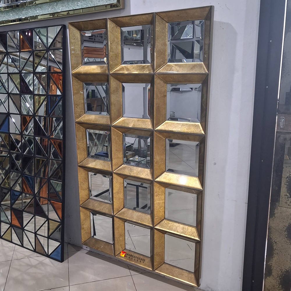 Rectangle Eglomise Wall Mirror MG 018096
