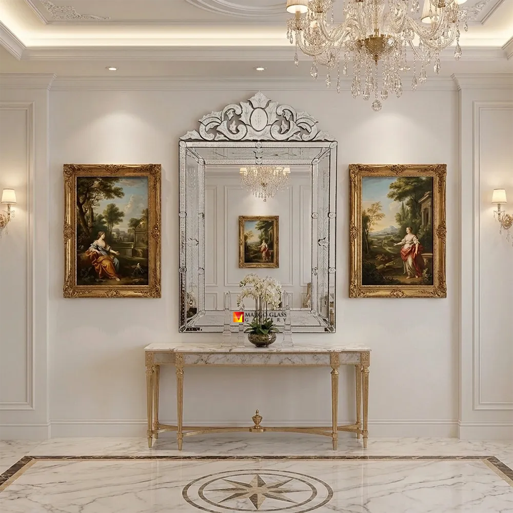 Huge Venetian Mirror, 3 Reasons It Creates an Unforgettable Museum Experience Large Venetian Mirror MG 080148