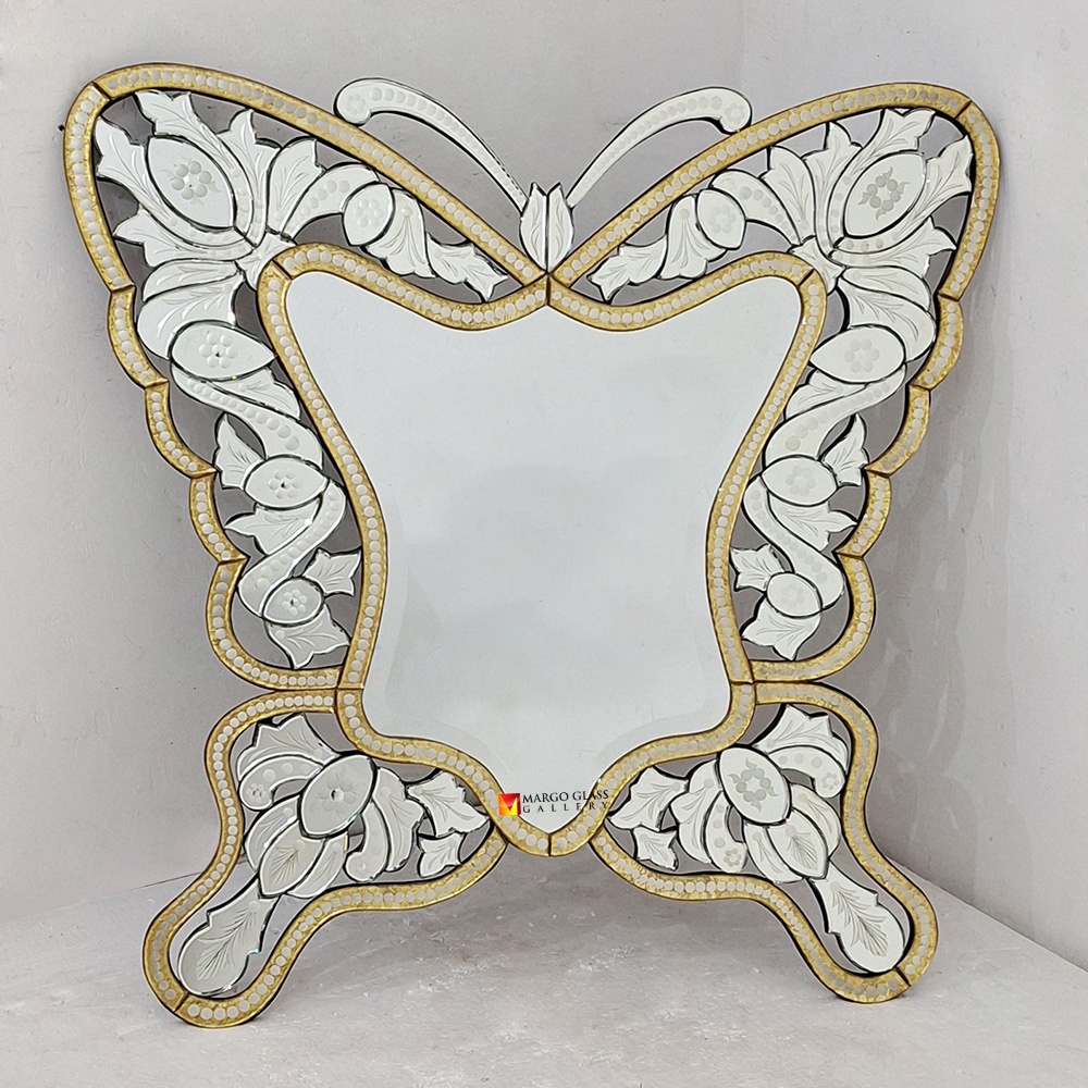 Venetian Mirror Butterfly Falova List Gold MG 080151